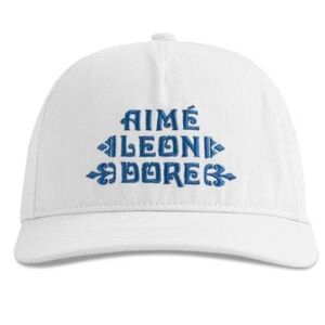 Aime Leon Dore Fleur Logo Hat White BRAND NEW DS SOLD OUT RARE CAP NO CAP!! Aimé